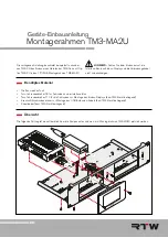 RTW TM3 Series Device Installation Manual предпросмотр