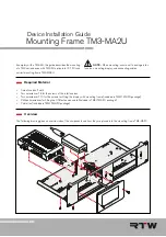 Предварительный просмотр 5 страницы RTW TM3 Series Device Installation Manual