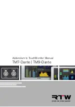 Preview for 1 page of RTW TM7-Dante Manual