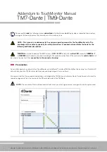 Предварительный просмотр 2 страницы RTW TM7-Dante Manual