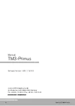 Preview for 2 page of RTW TouchMonitor TM3-Primus Manual