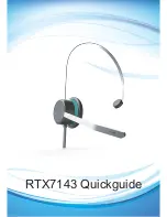 Предварительный просмотр 1 страницы RTX RTX7143 Quick Manual