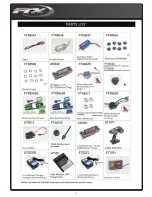 Preview for 16 page of RTX SideWinder RTR Electric Dune Buggy Component And Upgrade Parts Listing