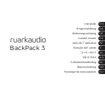 RuarkAudio BackPack 3 User Manual предпросмотр