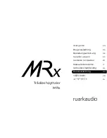 Предварительный просмотр 141 страницы RuarkAudio MRx User Manual