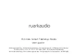 Предварительный просмотр 1 страницы RuarkAudio R2 mk4 User Manual