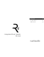 Предварительный просмотр 1 страницы RuarkAudio R4 mk3 User Manual