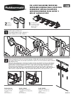 Rubbermaid 1M88 Assembly Instructions предпросмотр