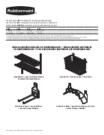 Preview for 2 page of Rubbermaid 1M89 Assembly Instructions