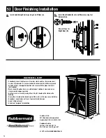 Предварительный просмотр 12 страницы Rubbermaid 1W19 Manual