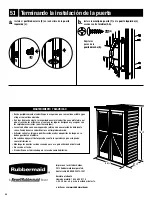 Предварительный просмотр 40 страницы Rubbermaid 1W19 Manual