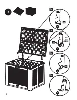 Предварительный просмотр 12 страницы Rubbermaid 2P38 Assembly Instructions Manual