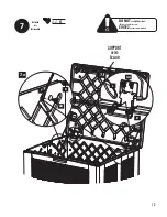 Предварительный просмотр 13 страницы Rubbermaid 2P38 Assembly Instructions Manual