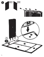 Предварительный просмотр 14 страницы Rubbermaid 2U84 Assembly Instructions Manual