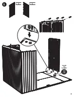 Предварительный просмотр 19 страницы Rubbermaid 2U84 Assembly Instructions Manual