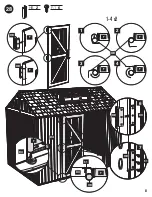 Предварительный просмотр 61 страницы Rubbermaid 2U84 Assembly Instructions Manual