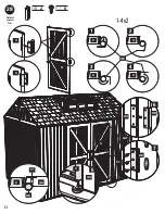 Предварительный просмотр 62 страницы Rubbermaid 2U84 Assembly Instructions Manual