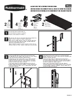 Rubbermaid 7Y93 Assembly Instructions предпросмотр