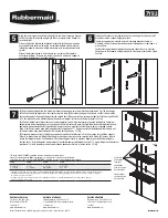 Предварительный просмотр 2 страницы Rubbermaid 7Y93 Assembly Instructions