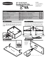 Предварительный просмотр 1 страницы Rubbermaid Dovetail Drawer Series Quick Start Manual