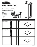 Preview for 9 page of Rubbermaid FASTTRACK 7W96 Manual