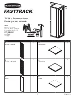 Preview for 17 page of Rubbermaid FASTTRACK 7W96 Manual