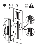 Предварительный просмотр 19 страницы Rubbermaid LARGE VERTICAL STORAGE SHED Assembly Instructions Manual