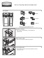 Предварительный просмотр 1 страницы Rubbermaid Slim Jim Assembly Manual