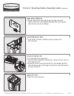 Предварительный просмотр 2 страницы Rubbermaid Slim Jim Assembly Manual