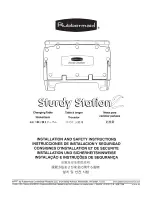 Предварительный просмотр 1 страницы Rubbermaid Sturdy Station 2 Installation And Safety Instructions