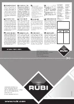 Preview for 28 page of Rubi DS-250-N 1000 Manual