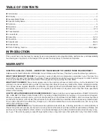 Preview for 2 page of Rubi DT250EVO Operator'S Manual