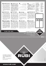 Предварительный просмотр 16 страницы Rubi DX Series Manual