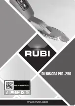 Rubi RUBISCRAPER-250 Manual preview