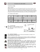 Preview for 15 page of Rubine IRSI30 Use And Installation Instructions