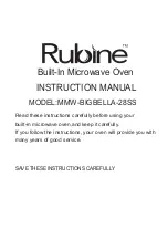 Rubine MMW-BIGBELLA-28SS Instruction Manual предпросмотр