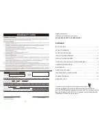 Предварительный просмотр 3 страницы Rubine RCH-THORA-SS User Manual