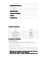 Preview for 3 page of Rubine SG1035ES Owner'S Manual