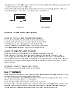 Preview for 9 page of Ruby Fires Ceramic Burner Manual