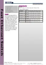 Preview for 3 page of Ruby Tech ES-2310Q Specifications