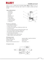 Preview for 2 page of Ruby AROMA 5.0 PLUS Instruction Manual