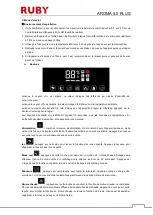Preview for 9 page of Ruby AROMA 5.0 PLUS Instruction Manual