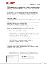 Preview for 13 page of Ruby AROMA 5.0 PLUS Instruction Manual