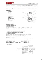 Preview for 14 page of Ruby AROMA 5.0 PLUS Instruction Manual