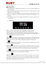 Preview for 15 page of Ruby AROMA 5.0 PLUS Instruction Manual