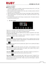 Preview for 21 page of Ruby AROMA 5.0 PLUS Instruction Manual