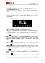 Preview for 27 page of Ruby AROMA 5.0 PLUS Instruction Manual