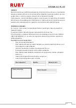 Preview for 31 page of Ruby AROMA 5.0 PLUS Instruction Manual