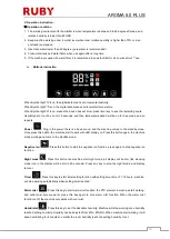 Preview for 33 page of Ruby AROMA 5.0 PLUS Instruction Manual
