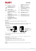 Предварительный просмотр 5 страницы Ruby DN 50 EY Manual